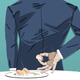 Illustration for article titled An Interview With A Man Who Eats Leftover Food From Strangers Plates In Restaurants